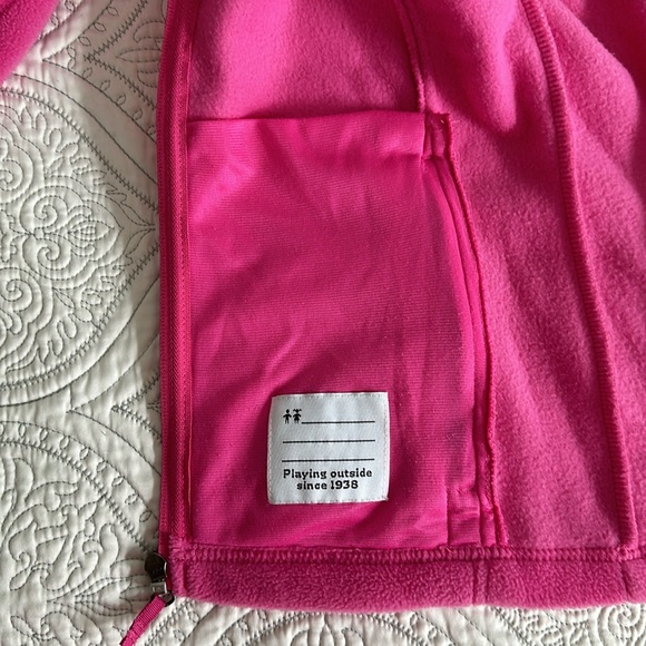 Columbia pink fleece zip up jacket sweater - Picture 5 of 7